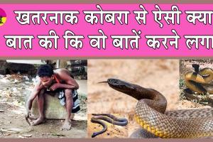 Viral Video: ‘‘ये पागल है क्या? खतरनाक कोबरा के साथ खेल रहा है, उससे बातें कर रहा है!’’