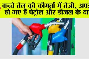 Petrol Diesel Price: कच्चे तेल की कीमतों में तेजी, अपडेट हो गए हैं पेट्रोल और डीजल के दाम
