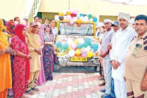 शरीरदानी चन्द्रकांता इन्सां का पार्थिव शरीर भी लगा मानवता के लेखे