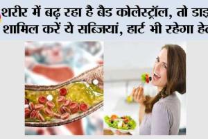 Vegetables For High Cholesterol: शरीर में बढ़ रहा है बैड कोलेस्ट्रॉल, तो डाइट में शामिल करें ये सब्जियां, हार्ट भी रहेगा हेल्दी..