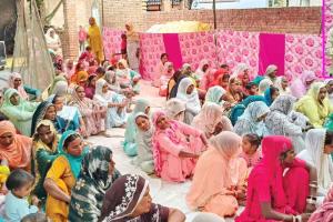 ब्लॉक रामपुर थेड़ी से सचखंडवासी जंगीर इन्सां के नमित नामचर्चा कर दी श्रद्धांजलि