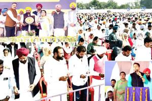 संगरूर में 422 पंचायत के पंचों ने, मोगा में 2486 पंचों ने शपथ ली