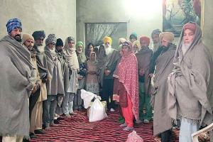 Welfare Works: बालियां की साध-संगत ने एक जरूरतमंद परिवार को दिया राशन