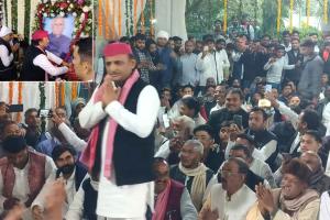 पूर्व सीएम अखिलेश यादव पहुंचे शिकोहाबाद, विधायक को बंधाया ढांढस