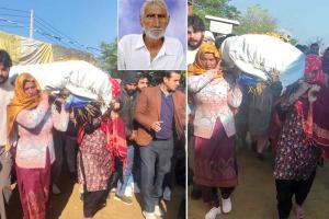 हिमाचल प्रदेश 85 मेंबर दयाचंद इन्सां सचखंड जा विराजे, बेटियों और पुत्रवधुओं ने दिया अर्थी को कंधा