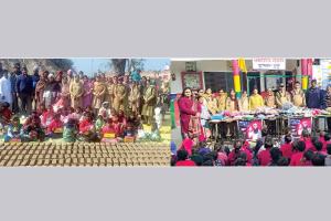 Welfare Works: मलोट के जोन नंबर 3 की साध-संगत ने स्कूली विद्यार्थियों को वितरित किए गर्म कपड़े व ब्लॉक मूनक की साध-संगत ने ईंट भट्टे पर मजदूरों को गर्म कपड़े, जूते, मोजे बांटे