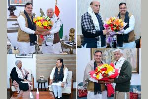 नई दिल्ली में मुख्यमंत्री की केंद्रीय मंत्रियों से मुलाकात