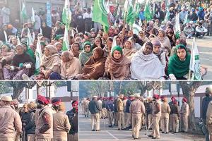 गांव भून्दड़ी व अखाड़ा पुलिस छावनी में तब्दील