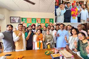 अंबाला शहर में बीजेपी प्रत्याशी शैलजा सचदेवा ने जीत हासिल की, बराड़ा नगरपालिका में रजत मलिक ने मारी बाजी
