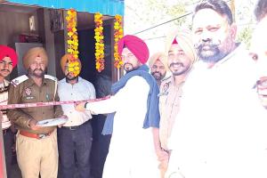 विधायक ने किया ट्रैफिक पुलिस नाभा के कार्यालय का उद्घाटन