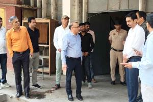 नारनौल के डीसी ने किया सरकारी कार्यालयों का औचक निरीक्षण