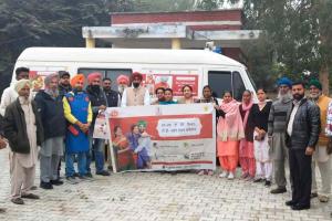 100 दिवसीय टीबी जागरुकता अभियान के तहत किए एक्स-रे