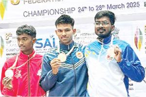 फेडरेशन कप नेशनल बूशु चैंपियनशिप में गुलशन ने गोल्ड जीता