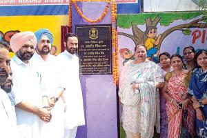 सांसद मीत हेयर ने 82.89 लाख की लागत वाले विकास कार्यों का किया उद्घाटन