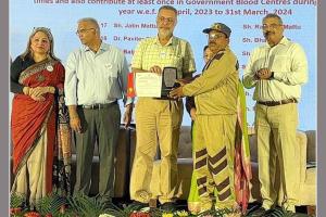 डेरा श्रद्धालु ने रक्तदान कर निभाया इन्सानियत का फर्ज