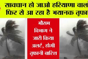 Haryana Weather News: सावधान हो जाओ हरियाणा वालों, फिर से आ रहा है भयानक तूफान, मौसम विभाग ने जारी किया अलर्ट