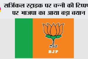 Surgical Strike: सर्जिकल स्ट्राइक पर चन्नी की टिप्पणी पर भाजपा का आया बड़ा बयान