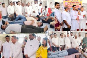 Blood Donation Camp: केन्द्रीय कैबिनेट मंत्री मनोहर लाल खट्टर के जन्मदिन पर जगाधरी विधानसभा में आयोजित हुआ रक्तदान शिविर,113 युनिट रक्त इकट्ठा हुआ – पूर्व कैबिनेट मंत्री कंवरपाल गुर्जर