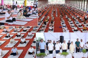 पूरे विश्व को स्वास्थ्य और शांति का मार्ग दिखाने वाली भारतीय संस्कृति की प्राचीन धरोहर का उत्सव है योग दिवस- मंत्री कृष्ण लाल पंवार