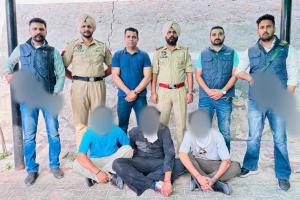 कई मामलों में वांछित तीन भगोड़े गिरफ्तार