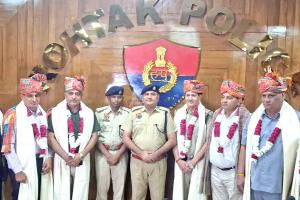 पुलिस विभाग से 11 अधिकारी व कर्मचारी हुए सेवानिवृत