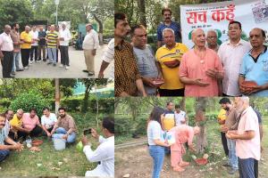 सहारनपुर में सकोरे बाटकर मनाई दैनिक सच कहूँ कि 23वीं वर्षगांठ!