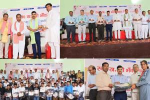 स्वर्गीय भंवरपाल सिंह की स्मृति में हाई स्कूल के मेधावी छात्र-छात्राओं को किया सम्मानित