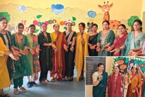 तृषा तोमर के सर सजा तीज क्वींन का ताज