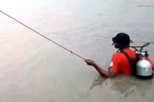 नहर में नहाने गया युवक डूबा, तलाश कर रहे हैं गोताखोर