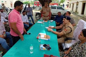 थाना समाधान दिवस में पहुंचे एसपी रामसेवक गौतम, सुनी जनसमस्याएं