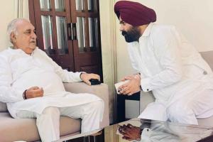 पूर्व मुख्यमंत्री भूपेंद्र सिंह हुड्डा से मिले कांग्रेस प्रवक्ता सरदार सतनाम सिंह विर्क