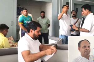 Ghevar News: घेवर में शिकायत मिलने पर खाद्य एवं आपूर्ति विभाग ने दुकान पर की छापेमारी