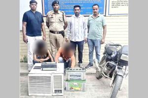 गोदाम में चोरी मामले में 2 आरोपी काबू