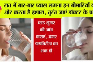 Health Tips: रात में बार-बार प्यास लगना: कहीं किसी गंभीर बीमारी का संकेत तो नहीं?