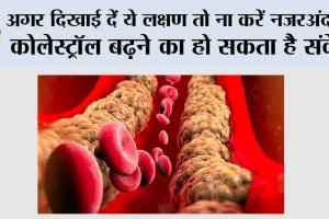 High Cholesterol Signs: दिखाई दें ये लक्षण तो ना करें नजरअंदाज, कोलेस्ट्रॉल बढ़ने का हो सकता है संकेत