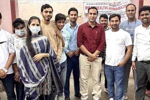 इस्सापुर खुरगान में निःशुल्क चिकित्सा शिविर का आयोजन