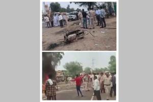 हरियाणा-राजस्थान बॉर्डर पर दो समुदायों में हिंसक झड़प, आगजनी, 10 लोग घायल
