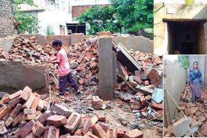 बाढ़ से तबाही: गरीबों के आशियाने उजड़े, सरकार से मदद की गुहार