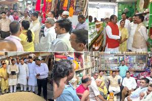 मंत्री कृष्ण बेदी ने मार्केट में जाकर दी जीएसटी सुधारों की जानकारी, व्यापारियों से मिले मंत्री