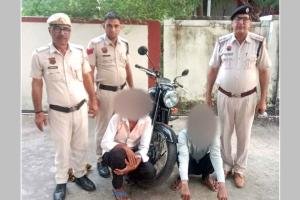 घर से सोना और चांदी के आभूषण चोरी के मामले में दो गिरफ्तार