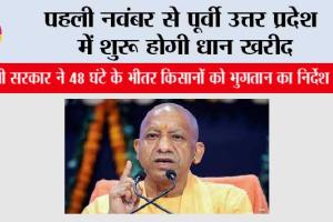 पहली नवंबर से पूर्वी उत्तर प्रदेश में शुरू होगी धान खरीद