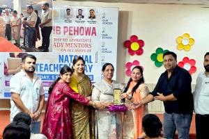 रोटरी क्लब पिहोवा में धूमधाम से मनाया गया शिक्षक दिवस, शिक्षकों को किया गया सम्मानित