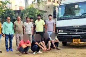 मुंबई से बेंगलुरू जा रहा अमेजन कंपनी के माल से भरा कंटेनर लूटा, नूंह से आरोपी गिरफ्तार