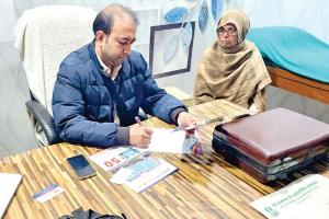 शाह सतनाम जी जनरल अस्पताल श्रीगुरुसर मोडिया में रोबोटिक तकनीक से नि:शुल्क जाँच