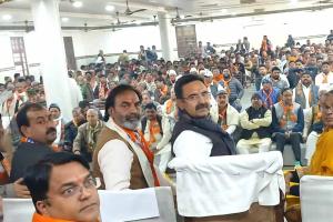 कोटि के कवि व महान राजनीतिज्ञ थे अटल बिहारी वाजपेयी – हरविंद्र कल्याण घरौंडा में अटल स्मृति सम्मेलन एवं संयुक्त मंडल कार्यकारिणी बैठक