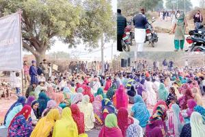 4 वर्षीय बच्ची की हत्या को लेकर रोषित परिजनों ने रोका सरसा-संगरिया मार्ग