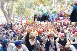 संगरूर में दर्जनों स्थानों पर बिजली बिल के खिलाफ धरने