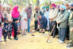 गांव राजपुरा के लोगों की कई वर्षों से चली आ रही मांग हुई पूरी, हेल्थ व वेलनेस सेंटर का निर्माण कार्य शुरु