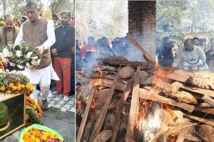 Martyr Sudhir Narwal: सैनिक सम्मान के साथ शहीद सुधीर नरवाल का अंतिम संस्कार, हजारों नम आंखों से दी अंतिम विदाई