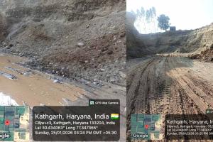 काठगढ़ में जमकर हो रहा अवैध खनन, रोकने वाला कोई नहीं